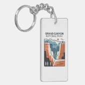 Grand Canyon National Park Abstracte illustratie Sleutelhanger (Voorkant Links)