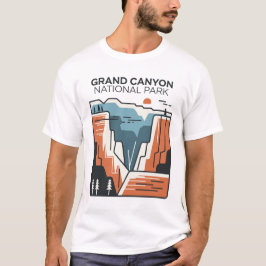 Grand Canyon National Park Abstracte illustratie T-shirt