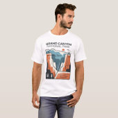 Grand Canyon National Park Abstracte illustratie T-shirt (Voorkant volledig)