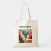 Grand Canyon National Park Abstracte illustratie Tote Bag (Achterkant)