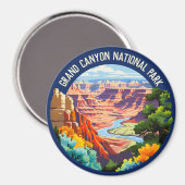 Grand Canyon National Park, Arizona  Art Magneet (Voorkant / Achterkant)