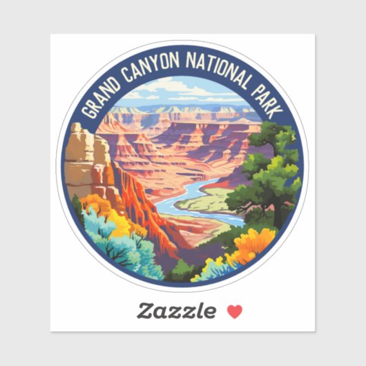 Grand Canyon National Park, Arizona  Art Sticker (Vel)
