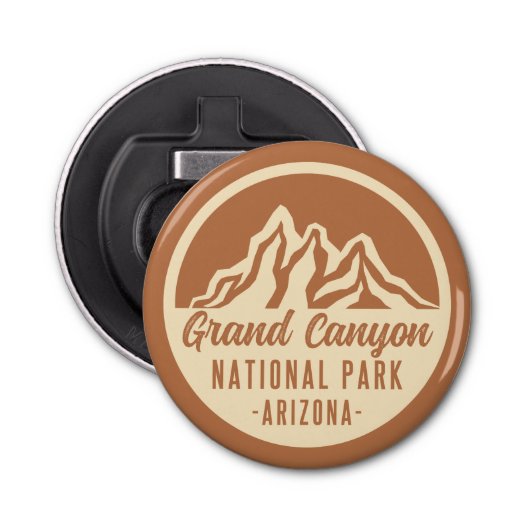 Grand Canyon National Park Arizona Button Flesopener (Voorkant)