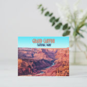 Grand Canyon National Park Arizona Flat Kaart (Staand voorkant)