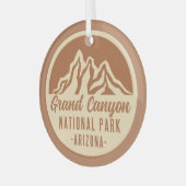 Grand Canyon National Park Arizona Glas Ornament (Voorkant links)