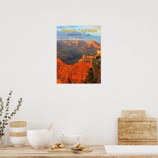 Grand Canyon National Park Arizona Poster (Keuken)