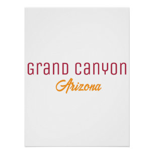 Grand Canyon National Park Arizona Souvenir Perfect Poster