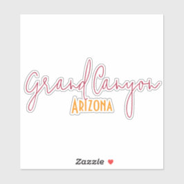 Grand Canyon National Park Arizona Souvenir Sticker