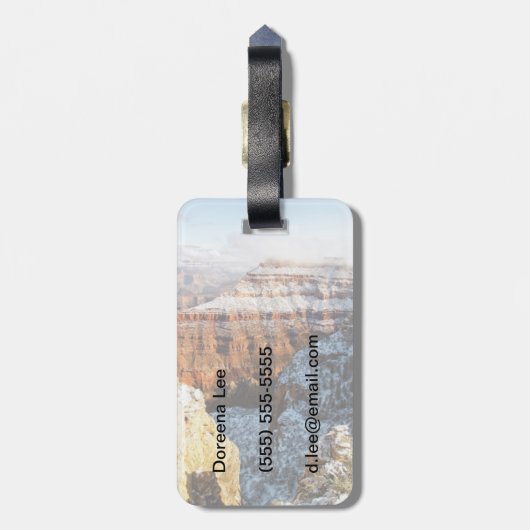 Grand Canyon National Park, Arizona, Verenigde Sta Bagagelabel (Achterkant verticaal)