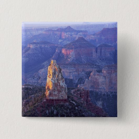 Grand Canyon National Park, Arizona, Verenigde Sta Vierkante Button 5,1 Cm (Voorkant)
