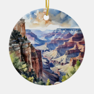 Grand Canyon National Park Arizona Waterverf Keramisch Ornament