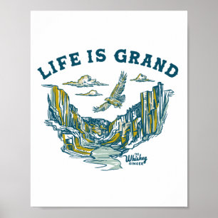 Grand Canyon National Park Art. Leuke vintage reiz Poster