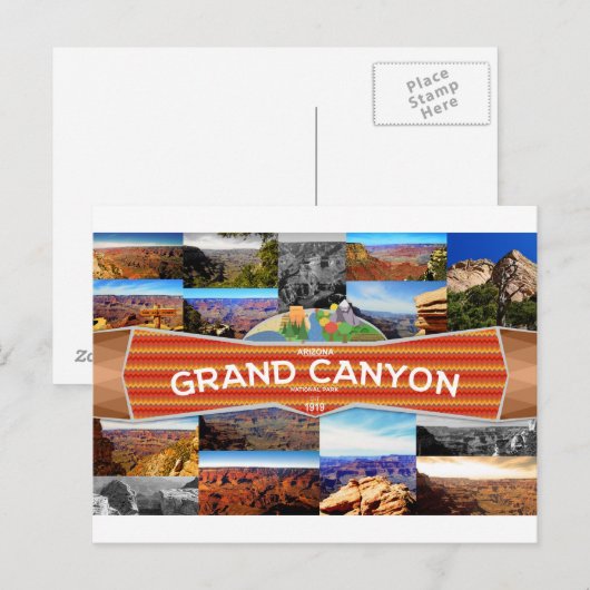 Grand Canyon National Park Briefkaart (Voorkant / Achterkant)