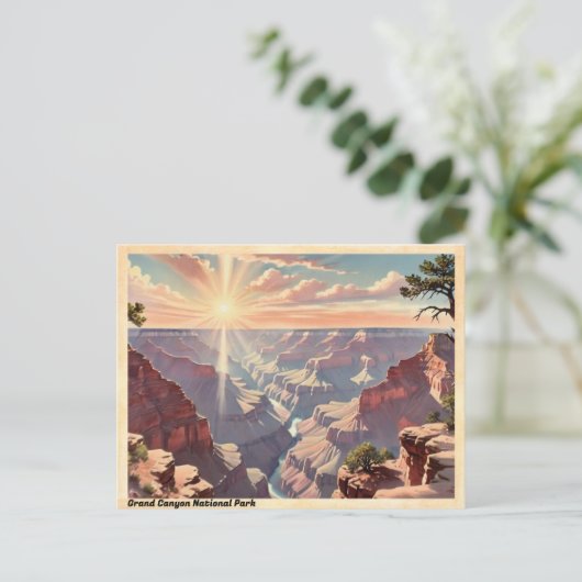 Grand Canyon National Park  Briefkaart (Staand voorkant)