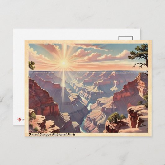 Grand Canyon National Park  Briefkaart (Voorkant / Achterkant)