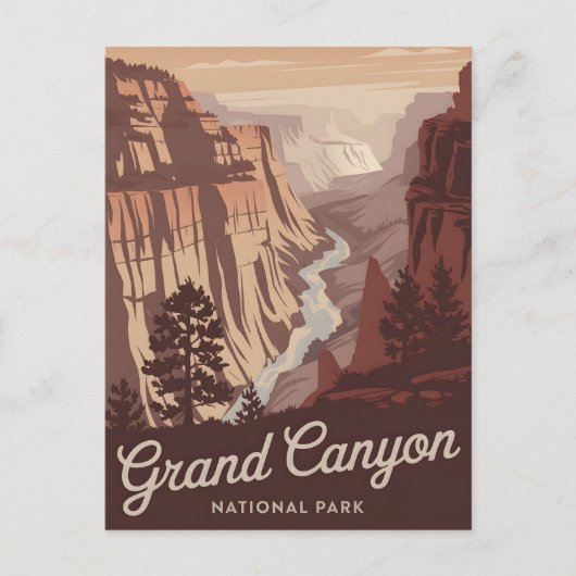 Grand Canyon National Park Briefkaart (Voorkant)