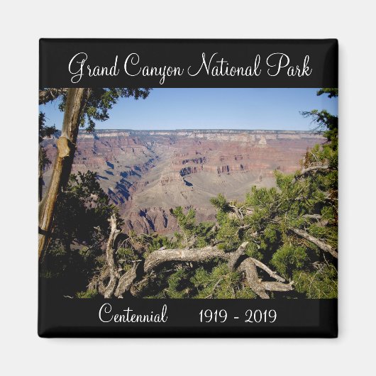 Grand Canyon National Park Centennial 2019 magneet (Voorkant)