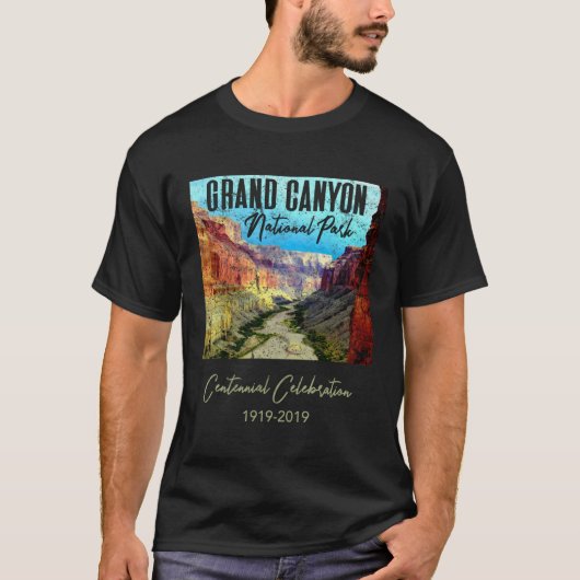 Grand Canyon National Park Centennial Jubileum T-shirt (Voorkant)