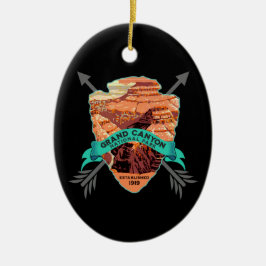 GRAND CANYON NATIONAL PARK COLLECTOR HOLIDAY KERAMISCH ORNAMENT