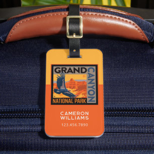 Grand Canyon National Park Condors Bagagelabel