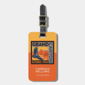 Grand Canyon National Park | Condors Bagagelabel (Voorkant verticaal)