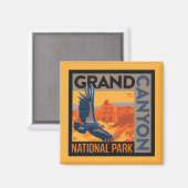 Grand Canyon National Park | Condors Magneet (Voorkant / Achterkant)