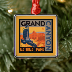 Grand Canyon National Park   Condors Metalen Ornament
