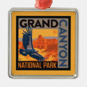 Grand Canyon National Park | Condors Metalen Ornament (Voorkant)