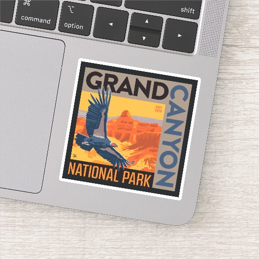 Grand Canyon National Park | Condors Sticker (Detail)