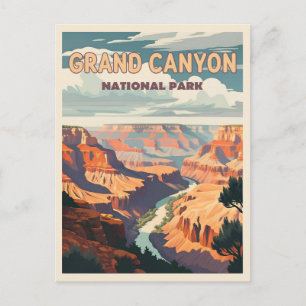Grand Canyon National Park - een natuurwonder Briefkaart