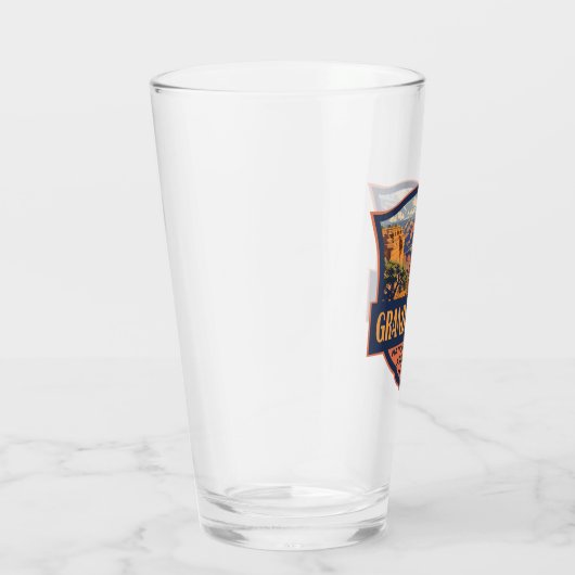 Grand Canyon National Park Illustratie Reiskunst Glas (Rechts)