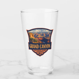 Grand Canyon National Park Illustratie Reiskunst Glas