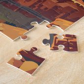Grand Canyon National Park Illustratie Reiskunst Legpuzzel (Zijkant)