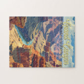 Grand Canyon National Park Illustratie Reiskunst Legpuzzel (Horizontaal)