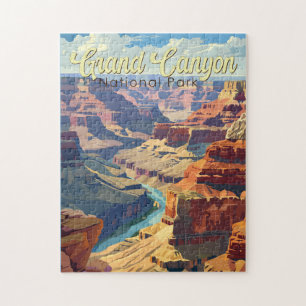 Grand Canyon National Park Illustratie Reiskunst Legpuzzel
