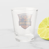 Grand Canyon National Park Illustratie Reiskunst Shot Glas (Achterkant)
