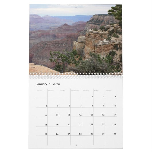 Grand Canyon National Park Kalender (Jan 2026)