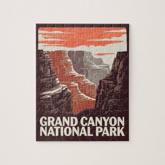 Grand Canyon National Park Landschap Legpuzzel (Verticaal)
