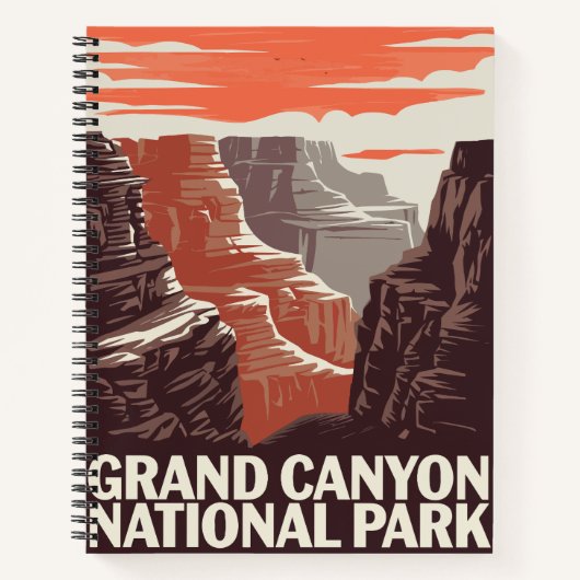 Grand Canyon National Park Landschap Notitieboek (Voorkant)