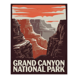 Grand Canyon National Park Landschap Perfect Poster