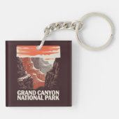 Grand Canyon National Park Landschap Sleutelhanger (Achterkant)