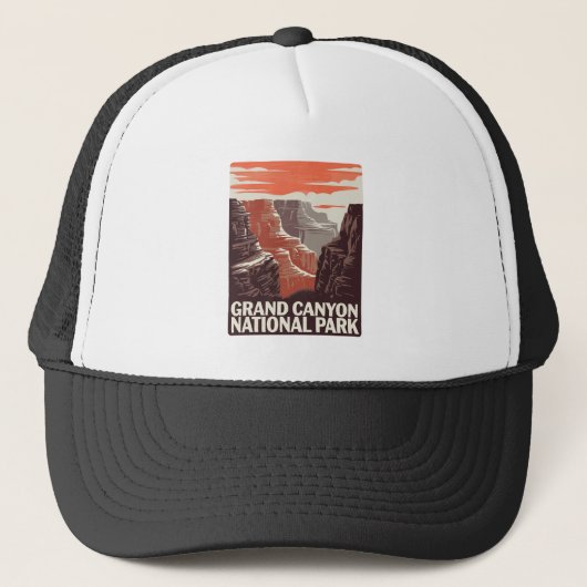 Grand Canyon National Park Landschap Trucker Pet (Voorkant)