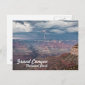 Grand Canyon National Park Lightning Strike Briefkaart (Voorkant / Achterkant)