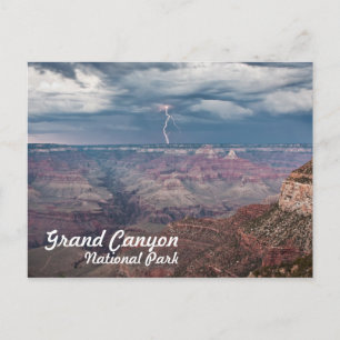 Grand Canyon National Park Lightning Strike Briefkaart