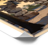 Grand Canyon National Park Litho Artwork Poster (Hoek)