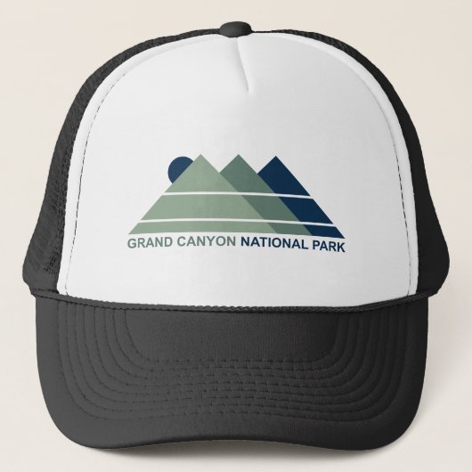 Grand Canyon National Park Mountain Sun Trucker Pet (Voorkant)