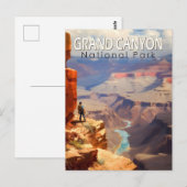Grand Canyon National Park Olieverfschilderij Kuns Briefkaart (Voorkant / Achterkant)