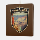 Grand Canyon National Park Olieverfschilderij Kuns Keramisch Ornament (Links)