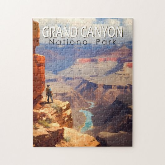 Grand Canyon National Park Olieverfschilderij Kuns Legpuzzel (Verticaal)