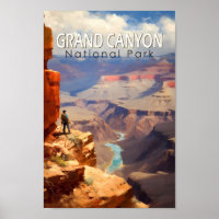 Grand Canyon National Park Olieverfschilderij Kuns
